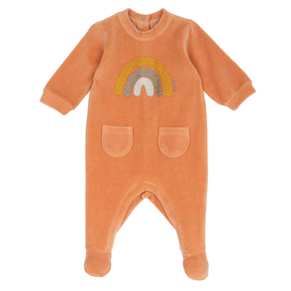 Chicco, Babystrampler Aus Warmem Und Weichem Nicki, Mit Praktischer Schrittöffnung, Ideal Für Den Winter, Babykleidung für 0-24 Monate, Designed in Italy