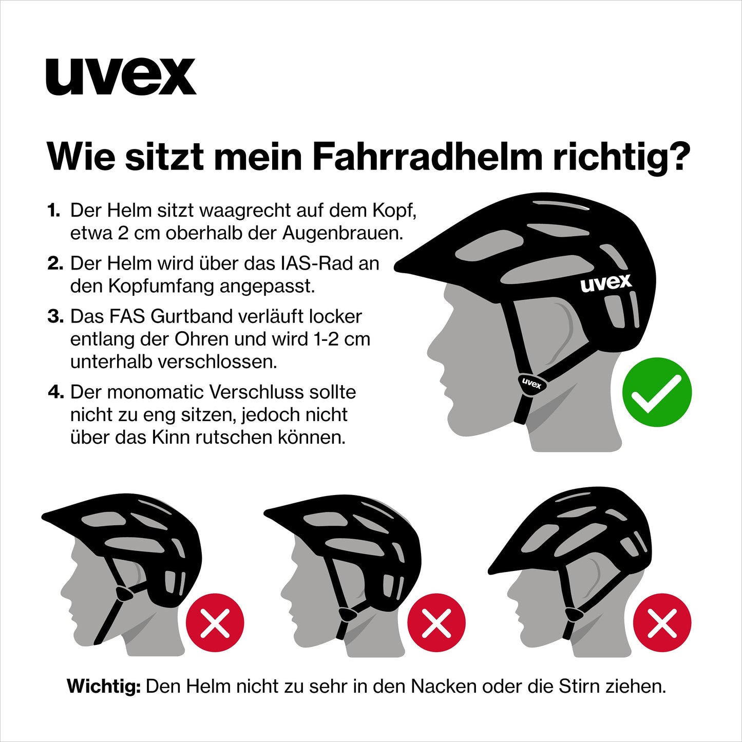 uvex Kid 3 - robust bicycle helmet for children - individual size adjustment - washable interior 