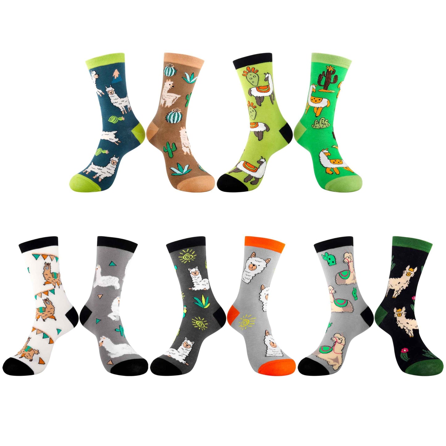 Belloxis Women's Socks 39-42 Horse Girls Gift Knee Socks Women's Rider Cotton Socks