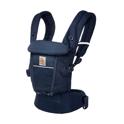 Ergobaby Adapt Babytrage für Neugeborene ab Geburt, 3-Positionen SoftFlex Mesh Ergonomische Babybauchtrage Rückentrage Baby-Tragetasche, Natural Beige, 1 Einheit