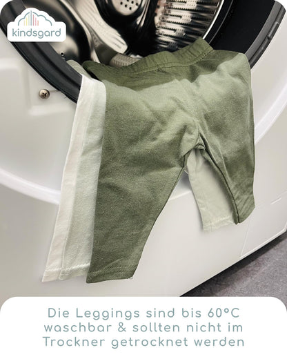 Kindsgard Bensker Leggings Pack of 3 - Baby Leggings - Easy to Put on and Take Off - Certified according to Oeko-Tex Standard