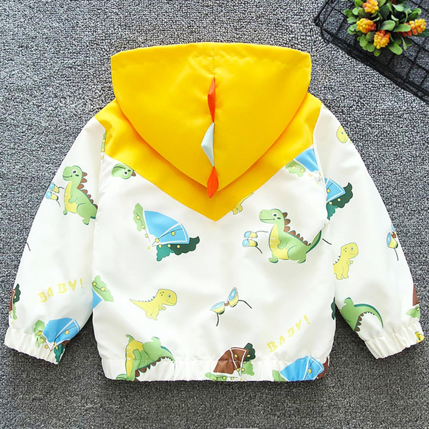 Amur Leopard Kinder Übergangsjacke Jungen Winddichte Mantel mit Kapuze Windjacke für Frühling Herbst