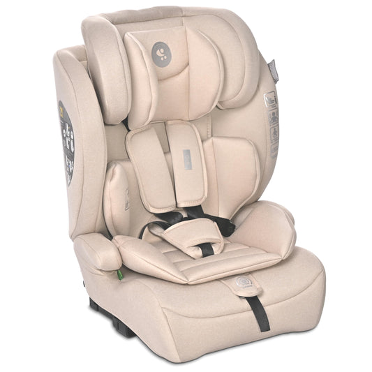 Lorelli Auto Kindersitz Rio mit Isofix, i-Size 76-150 cm, Mitwachsender Autositz für Kinder, Babysitz, Autokindersitz, Verstellbare Kopfstütze, 5-Punkt-Sicherheitsgurt, Ginger - Meloni2