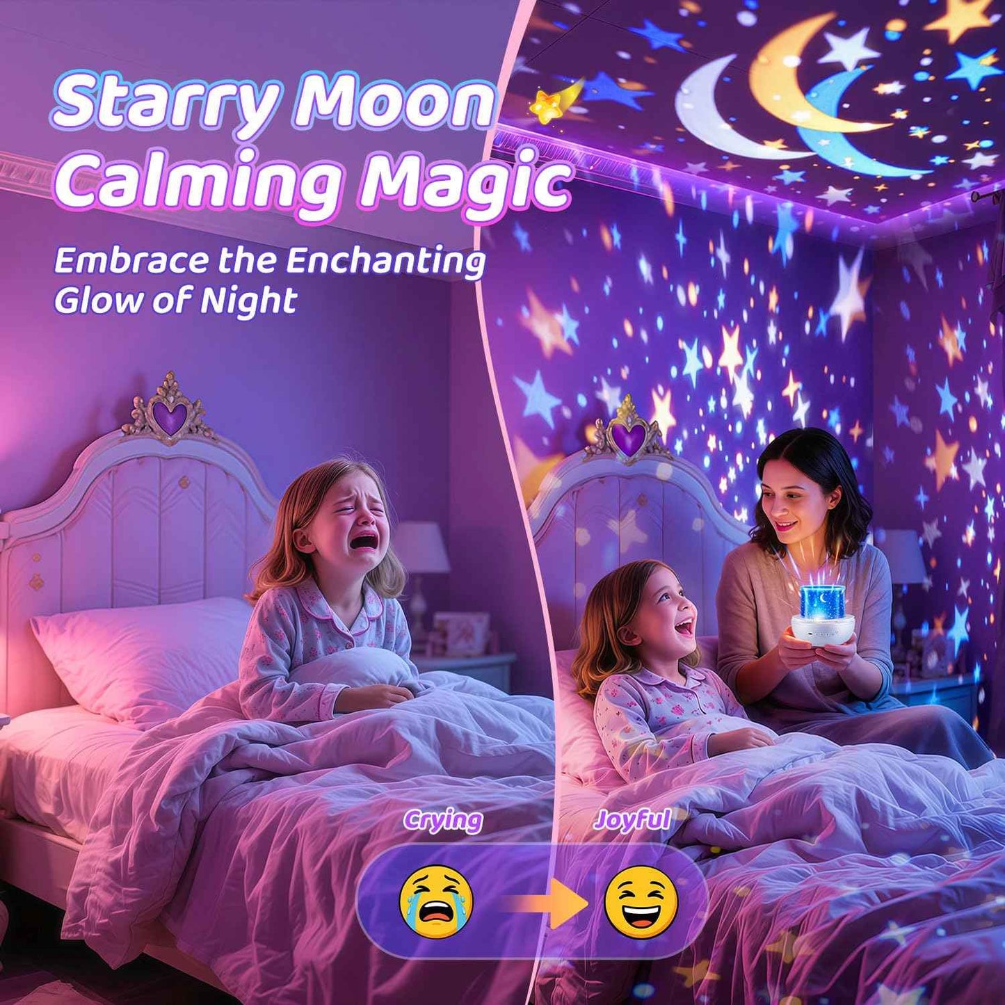 Sternenhimmel Projektor Kinder mit 15 Film, Nachtlicht Kinder Nachtlicht Baby, Bluetooth Sternenprojektor Galaxy Projektor, Geschenke für Mädchen Kinder Geschenke Mädchen, Kinderzimmer Deko