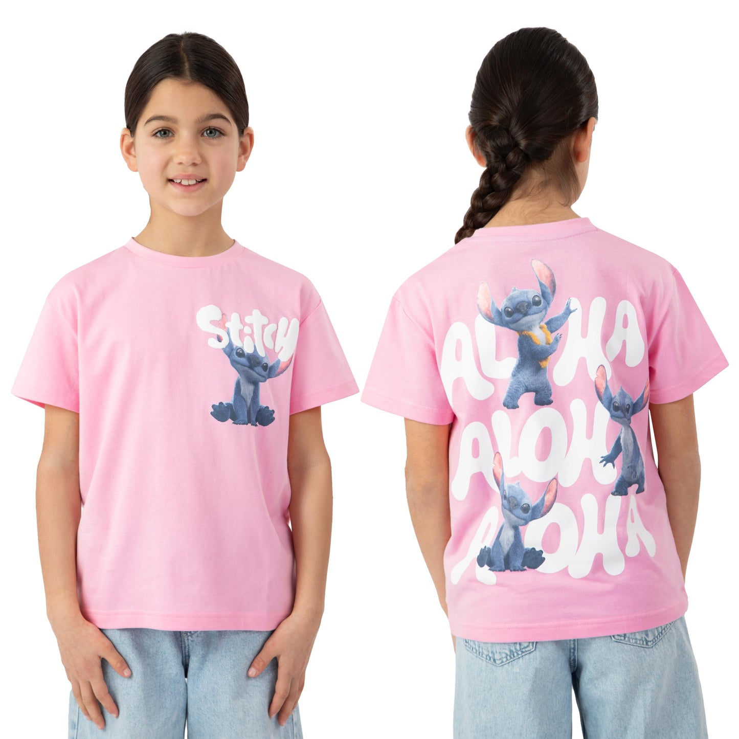 Disney Tshirt, Baumwolle T Shirt Mädchen, Lilo Und Stitch Tshirt Kinder Für Den Sommer, Stitch Tshirt