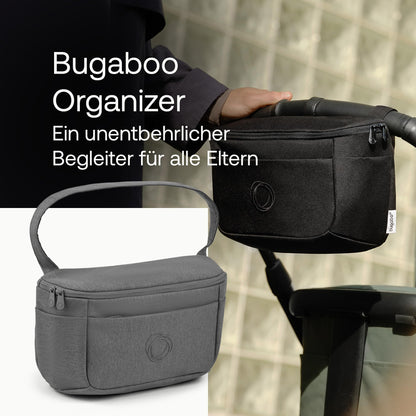 Bugaboo Kinderwagen Organizer-Tasche mit leicht zugänglichen Fächern. Praktisches Accessoire für alle Baby-Essentials in Desert Taupe