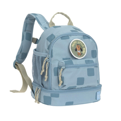 LÄSSIG Children's Backpack Nursery Bag with Chest Strap 6.5 L from 3 Years, Adventure Tractor, Kids Backpack
