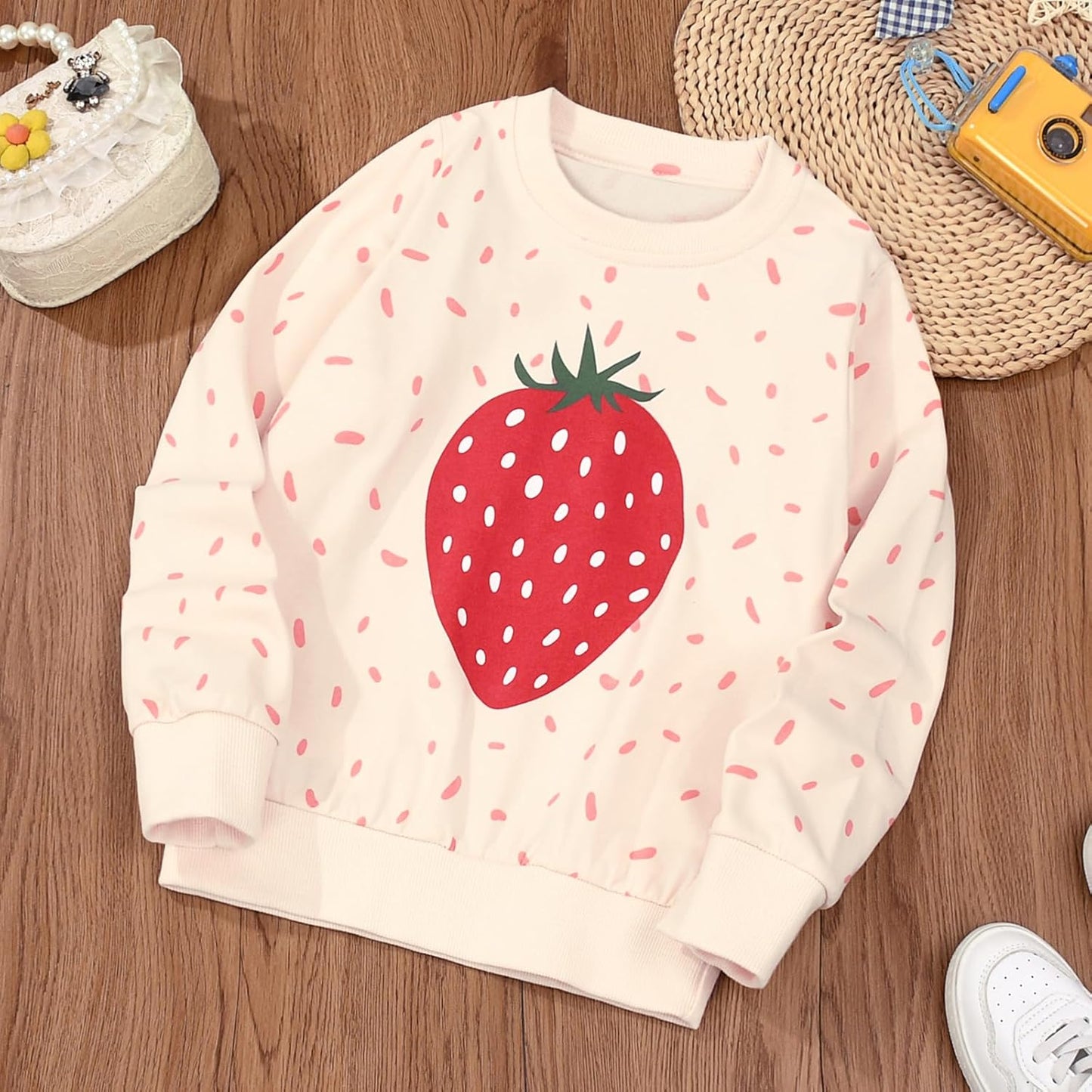 Gumyoss Sweatshirt Mädchen Pullover für Kinder Mädchen Baumwolle Sweater Kleinkind Mädchen Langarm Tops Alter 2-8 Jahre