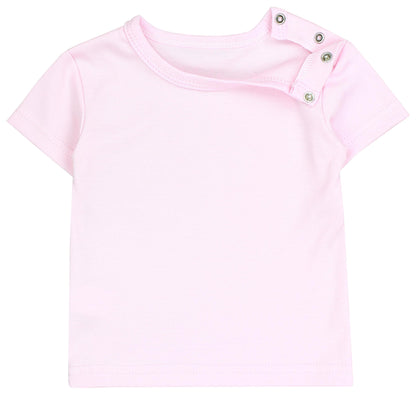 TupTam Baby Mädchen Kurzarm T-Shirt Gemustert Bunt 5er Set