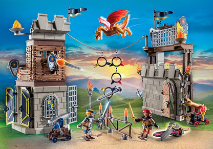 PLAYMOBIL Novelmore 71642 Arwynns Castle, Knight's Castle, Includes Three Knights and Numerous Accessories for Realistic Battles, Action-packed Toy for Children from 4 Years