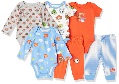 Essentials Disney | Marvel | Star Wars Unisex Baby 6-teiliges Outfit-Set, 6er-Pack