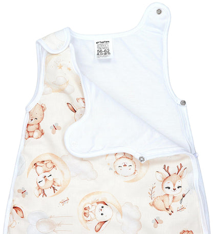TupTam Baby Sleeping Bag 2.5 Tog - Oeko-Tex All-Year Sleeping Bag Children with Side Zip, Sleeveless