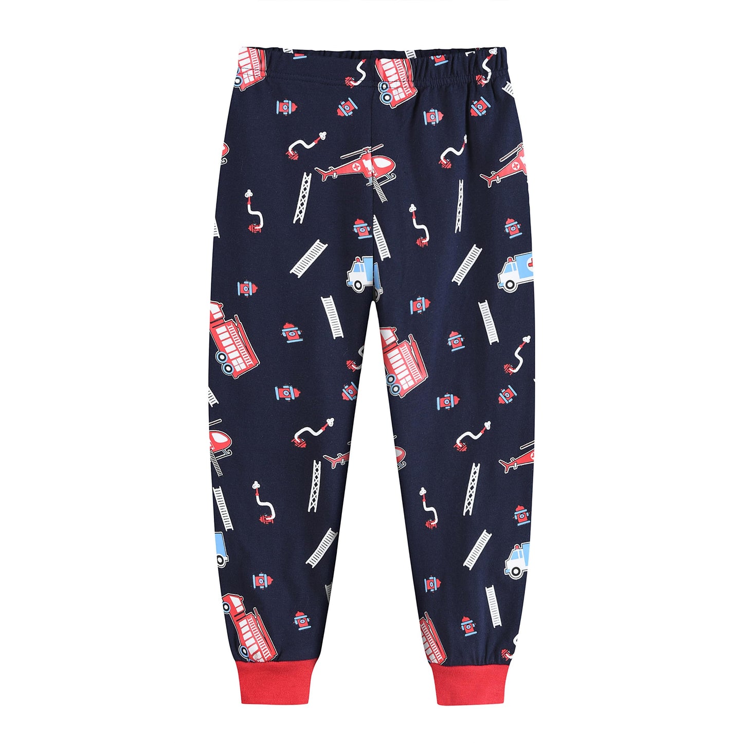 Dinosaurier-Pyjamas für Jungen, lange Nachtwäsche aus Baumwolle, Pyjamas für Kinder