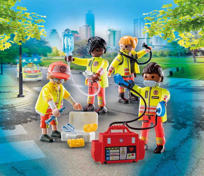 PLAYMOBIL City Life 71244 Rettungsteam, Spielzeug für Kinder ab 4 Jahren