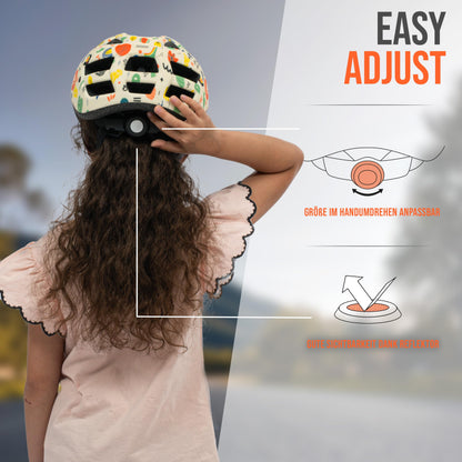 Apollo Kinder Fahrradhelm, Helm für Kinder & Jugendliche, Multisport Helm, Fahrradhelm Mädchen, Fahrradhelm Jungen, Kinderhelm ab 3 Jahre, Verstellbarer Kinder-Helm, ab Größe 48, für Fahrrad & Roller