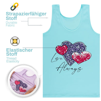 LOREZA ® 5 Mädchen Baumwolle Unterhemden Tank Top Kinder - Gr. 92-170