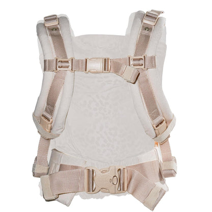 KOKADI Babytrage Flip Safari Eleni (Unisize)– Ergonomisch & sicher - handgefertigt – Ab Geburt bis 15 kg, einfach anzulegen, ideal für den täglichen Gebrauch -Ergonomische Babybauchtrage Rückentrage