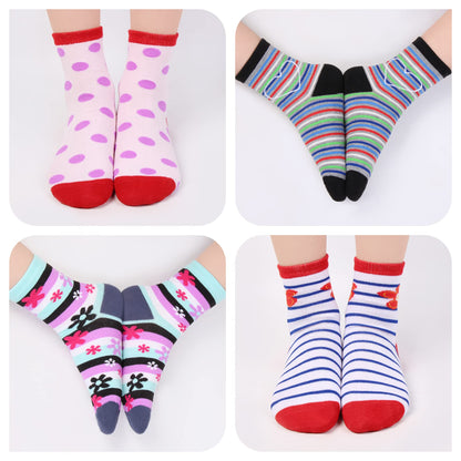 Libella 10/12er Kinder Mädchen Sneaker Socken Kids Füßlinge Sneakersocken bunt 2108VA