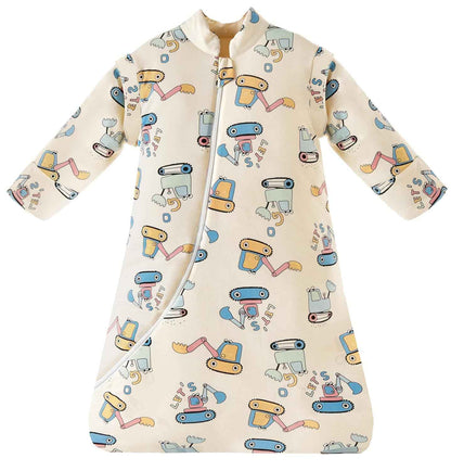 Chilsuessy Baby Sleeping Bag Winter, Removable Sleeves, Warm Lined 3.5 Tog Winter Sleeping Bags, Boys/Girls Sleeping Bag for Toddlers from 6 Months to 6 Years