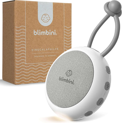 White Noise Machine Baby - Einschlafhilfe für Babys mit Nachtlicht - Regengeräusche zum Einschlafen, Meeresrauschen & Einschlafmusik - Sound Machine für unterwegs - weißes Rauschen Baby