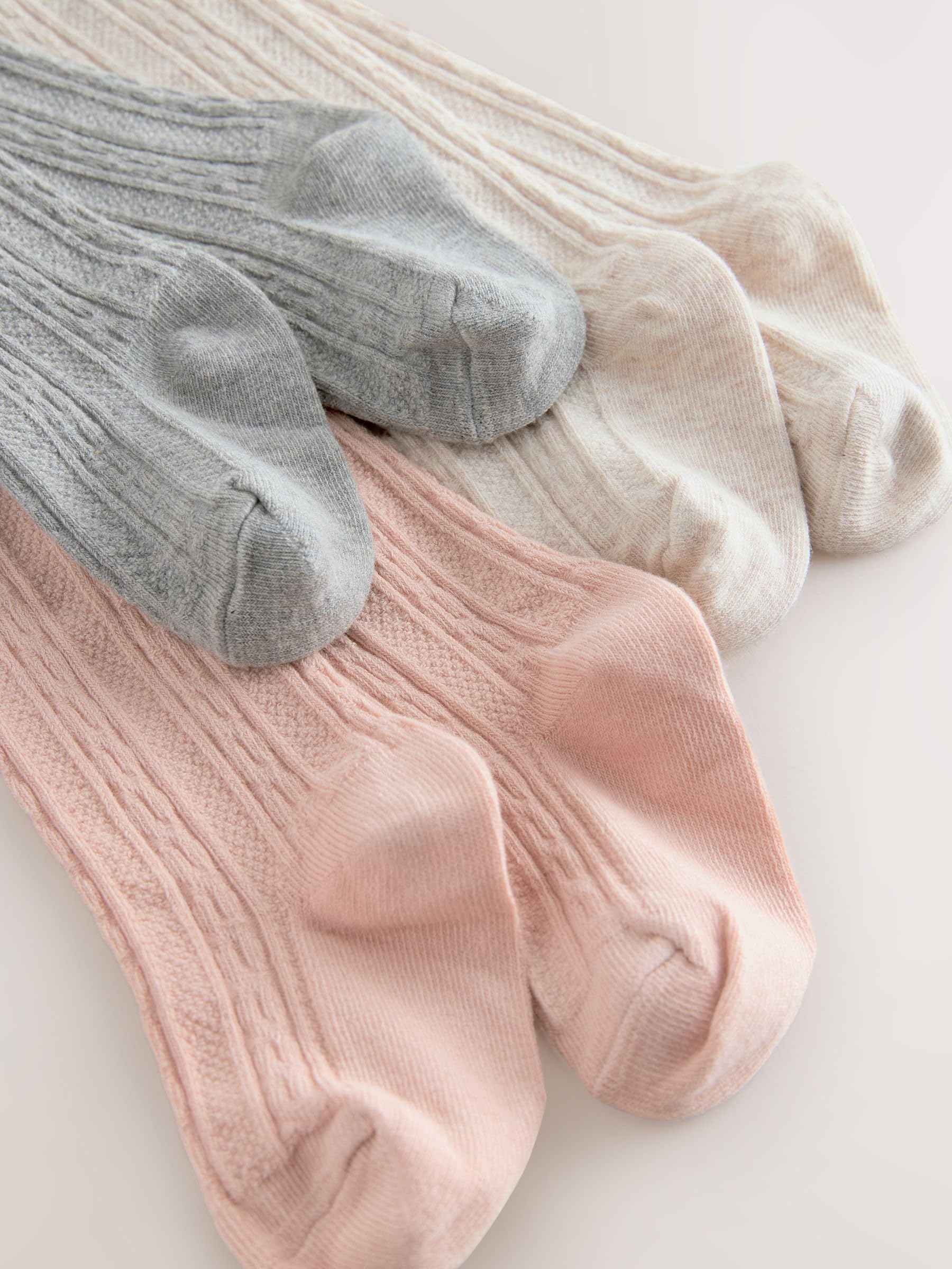 NEXT Baby Girls Baby Tights 3 Pack