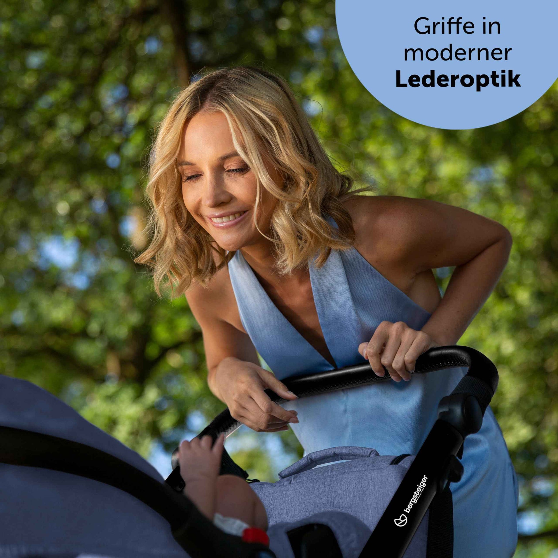 Bergsteiger Lugo 3-in-1 Pushchair Complete Set Including Accessories - Baby Seat, Buggy Attachment, Sun Protection & Weather Footmuff | Isofix Station Available