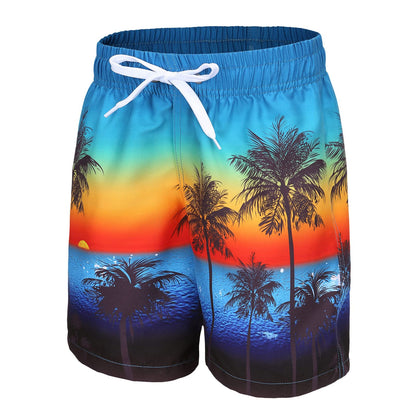 Badehose Jungen Kinder Badeshorts Schnell Trocknende Boardshorts Hawaii Strand Shorts 5-14 Jahre