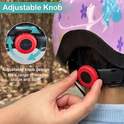 Kinder Fahrradhelm für 1-3 Jahre,Einhorn Helm für Mädchen,Verstellbarer Kinderhelm für Fahrrad,Skateboard,Scooter,Skaten