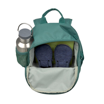 LÄSSIG Children's Backpack Nursery Bag with Chest Strap 6.5 L from 3 Years, Adventure Tractor, Kids Backpack