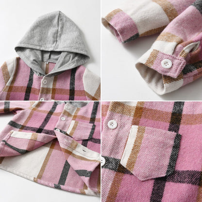 Kleinkind Baby Jungen Kleidung Outfit 2 Stück Baumwolle Plaid Junge Hoodies Shirt Tops Hosen Set Kleine Jungen Anzug Kinder Trainingsanzug Frühling Herbst Kleidung Set
