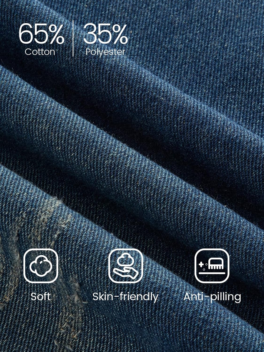 Baggy Jeans Jungen Weites Bein Gummibund Denim Jeanshosen Gr.120-170 | Baumwolle Lässige kinder Jeans Jungen Elastischer Freizeithose für 5-14 Jahren