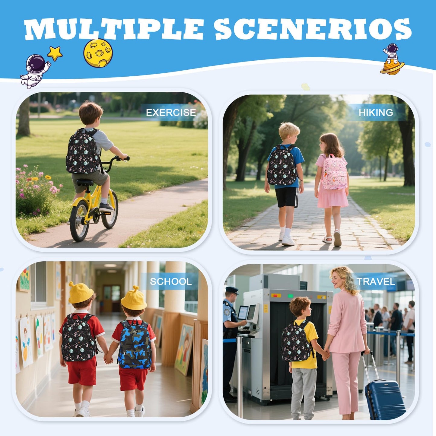 Kinderrucksack Jungen, Mini-Dinosaurier-Rucksack, Kindergarten Schulrucksäcke, Kleinkind Schultasche für Kinder, Jungen, Mädchen, Kleinkind