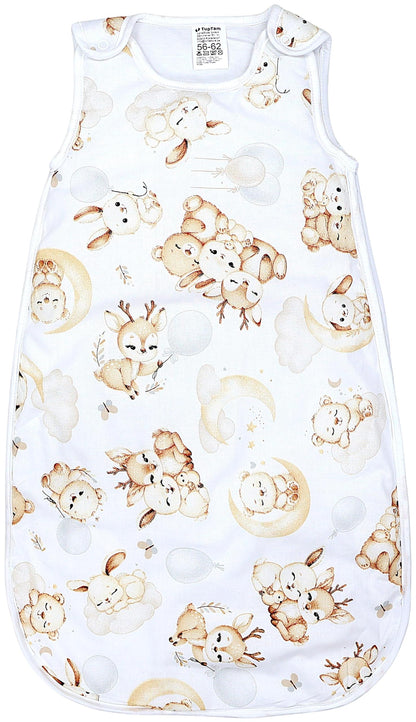 TupTam Baby Sleeping Bag 2.5 Tog - Oeko-Tex All-Year Sleeping Bag Children with Side Zip, Sleeveless