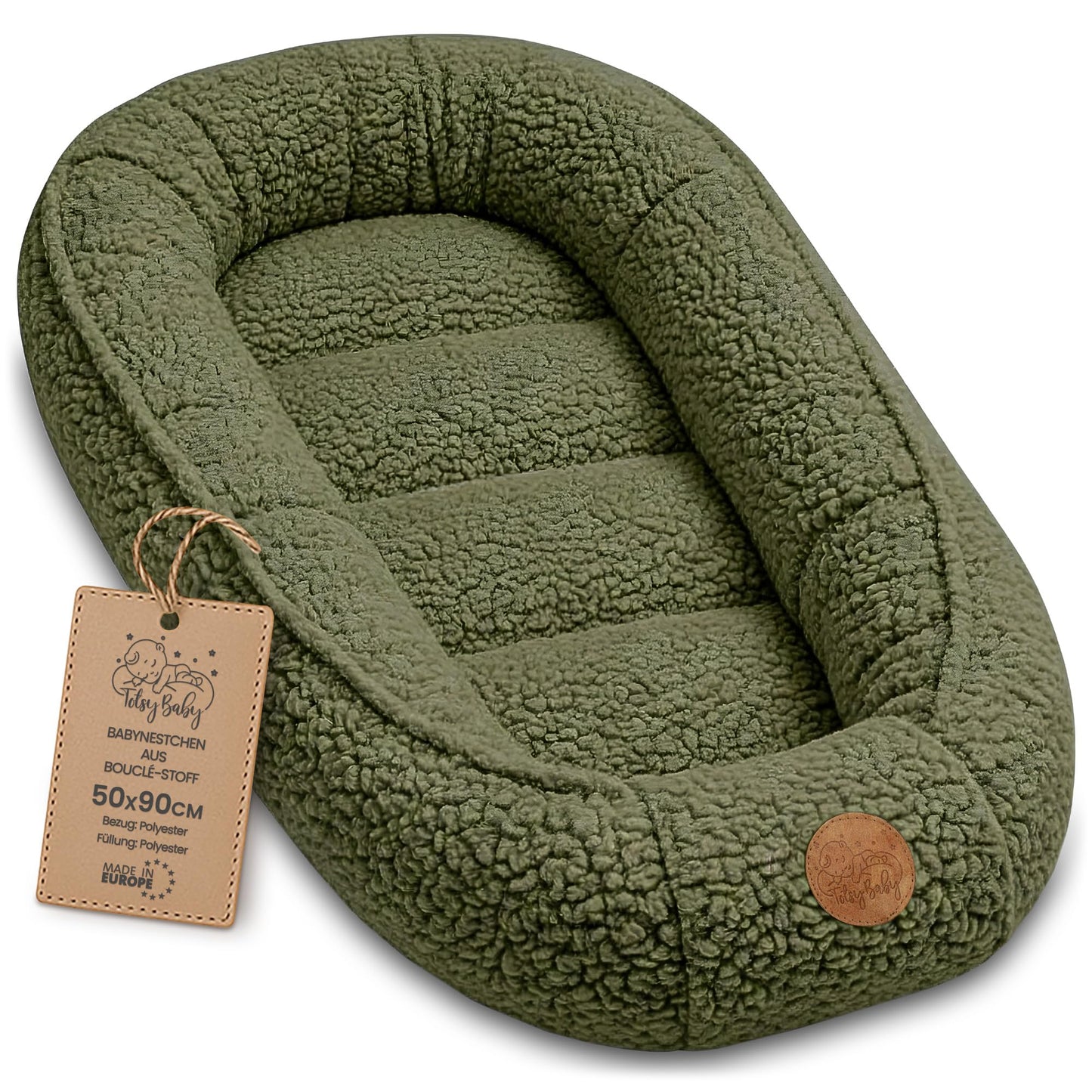 Nestchen Baby - Babynestchen Neugeborene Minky Babynest für Kinderbett Vielseitiges tragbar Nest kuschelnest zubehör für babybett warm Winter coccon Teddybären