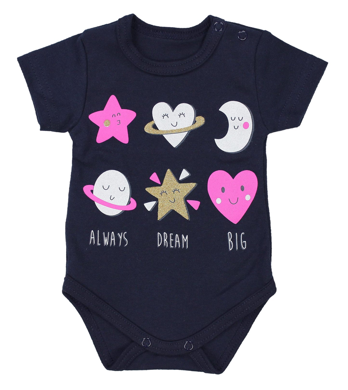 TupTam Baby Body Kurzarm im 5er Pack – Bedruckter Body Baby aus Baumwolle für Jungen und Mädchen