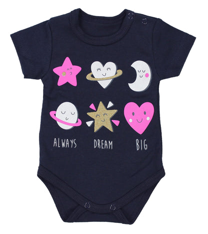 TupTam Baby Body Kurzarm im 5er Pack – Bedruckter Body Baby aus Baumwolle für Jungen und Mädchen
