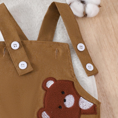 Baby Jungen Kleidung Strampler Latzhose Set Kleidung Sets für Jungen Baby Set Neugeborenes Geschenk
