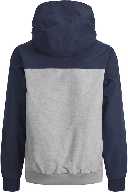 JACK &amp; JONES Jjerush Blocking Hood Bomber Sn Jr Boys Jacket 