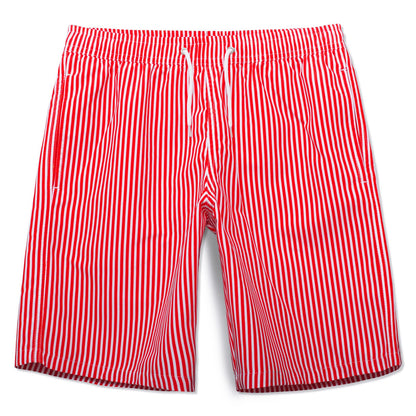 MEILONGER Boys' Swim Shorts Quick-drying Boardshorts with Mesh Lining Pockets and Adjustable Drawstring 