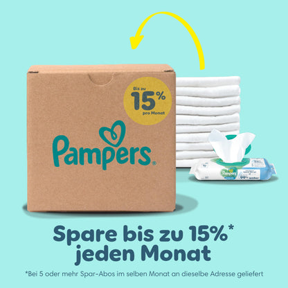 Pampers Premium Protection Größe 6, 144 Windeln, 13kg-18kg, Doppelter Schutz für die Haut und vor Auslaufen