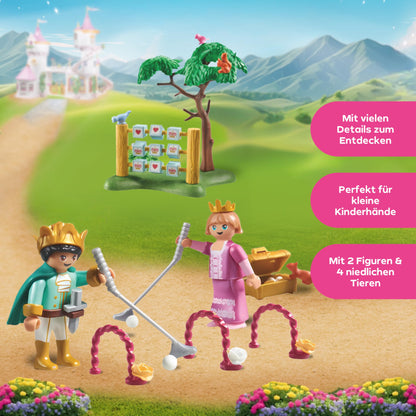 PLAYMOBIL | Princess Magic | Prinzessinnenschloss mit Königspaar | Prinzessinnen Spielzeug | Schloss Spielset | Märchen Spielzeug für Kinder ab 4 Jahren | 71845
