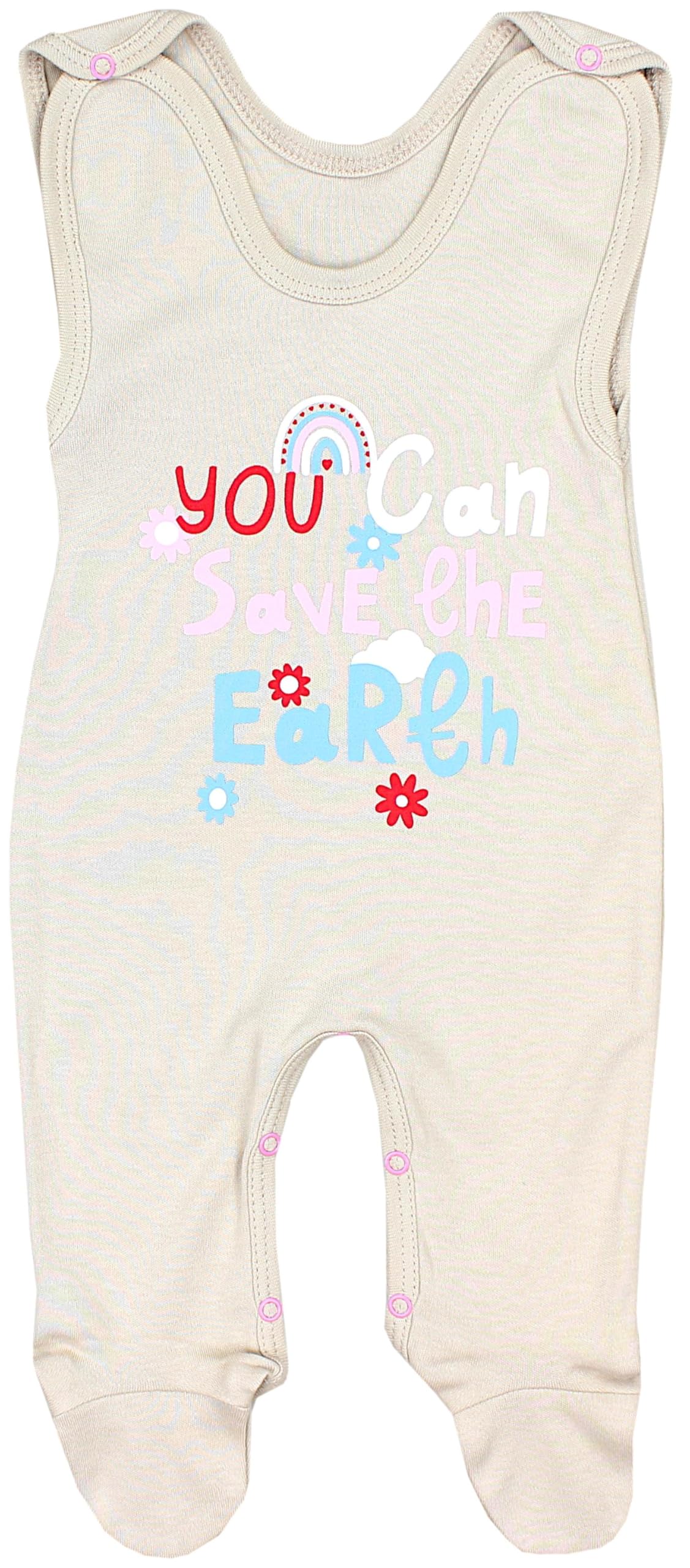 TupTam Baby Unisex Strampler mit Aufdruck Spruch 5er Pack