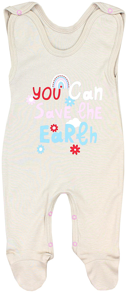 TupTam Baby Unisex Strampler mit Aufdruck Spruch 5er Pack