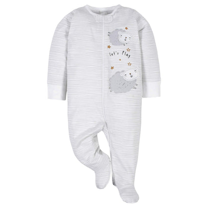 Gerber Unisex Baby 4 Pack Sleep 'N Play Footie Brisuren (4er Pack)