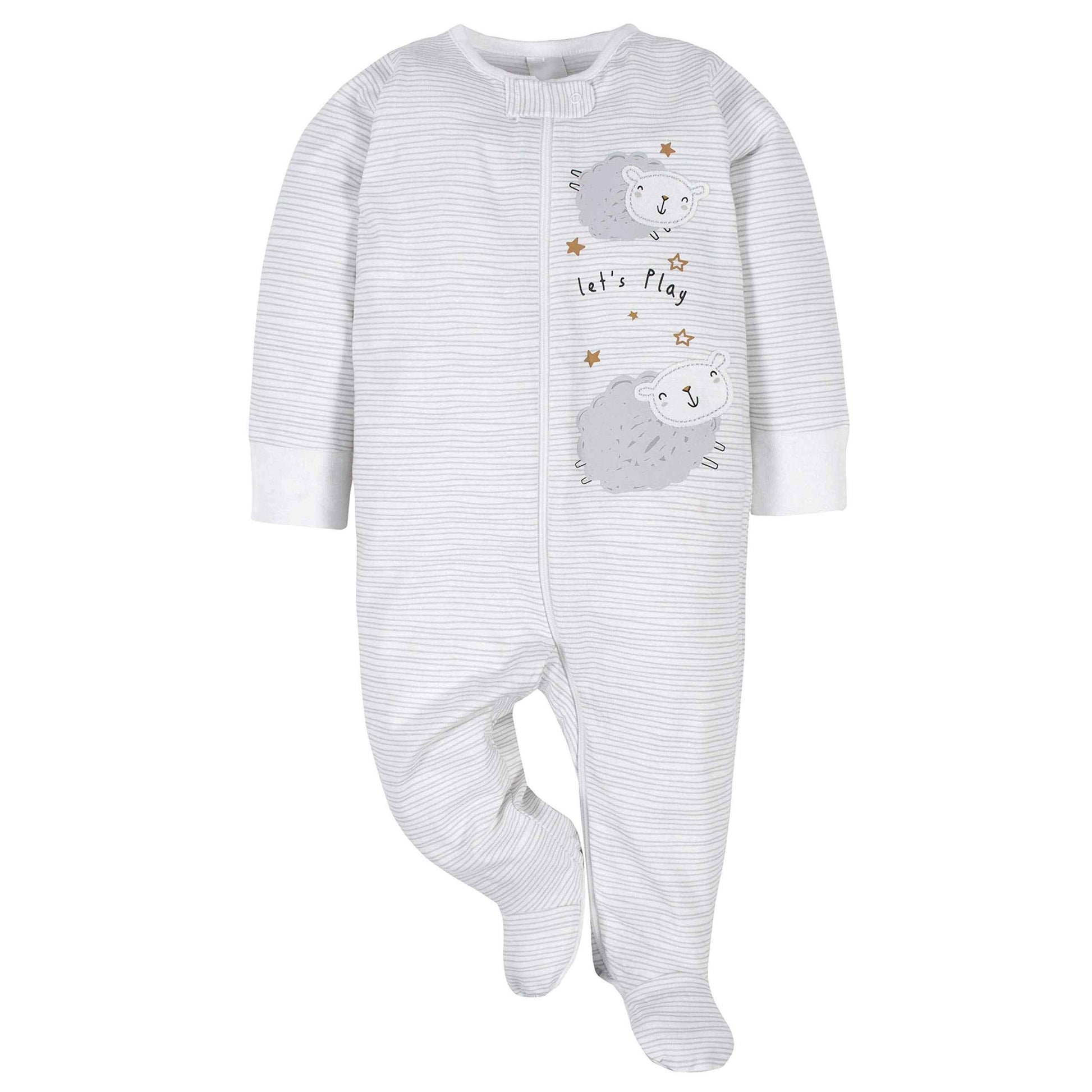 Gerber Unisex Baby 4 Pack Sleep 'N Play Footie Brisuren (4er Pack)