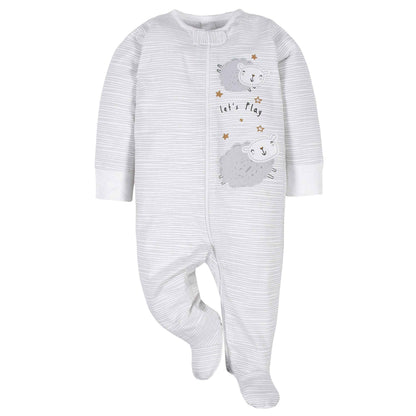 Gerber Unisex Baby 4 Pack Sleep 'N Play Footie Brisuren (4er Pack)