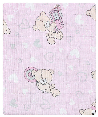 TupTam Baby Mullwindeln Spucktücher 70x80 5er / 10er Pack, Farbe: Mädchen 5, Anzahl der Teile:: 5er Pack