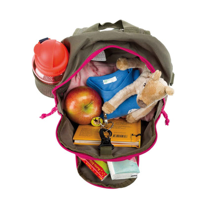 LÄSSIG Children's Backpack Nursery Bag with Chest Strap 6.5 L from 3 Years, Adventure Tractor, Kids Backpack