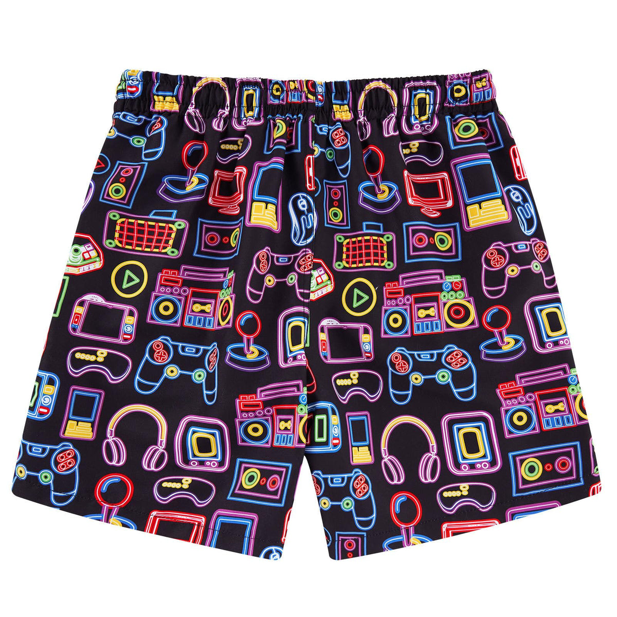 Fanient Badehose Jungen Schwimmshorts - 2 in 1 Badeshorts mit Kompression Liner für optimalen Komfort