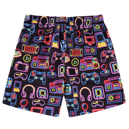 Fanient Badehose Jungen Schwimmshorts - 2 in 1 Badeshorts mit Kompression Liner für optimalen Komfort